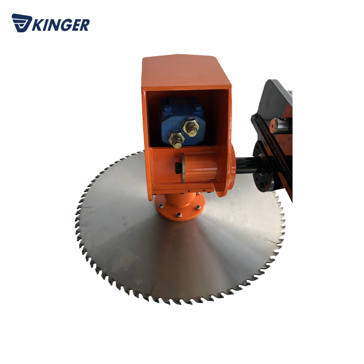 Hydraulic Tree Saw Mulcher Saw Head for Excavator Wood Chipper Forestry