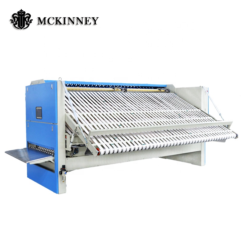 Automatic Linen Folding Machine For Bed Sheet Gauze Industrial Laundry