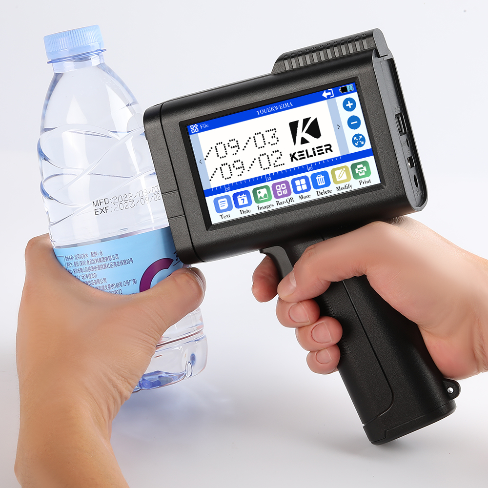 Handheld Plastic Bottle Expiration Date Printer Portable Date Printer