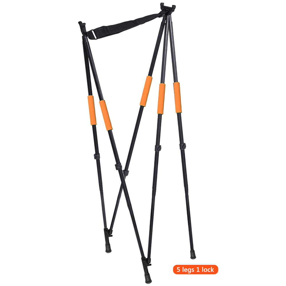 4/5 Legged Shooting Stick Walking Stick Essential Hunting Supplies