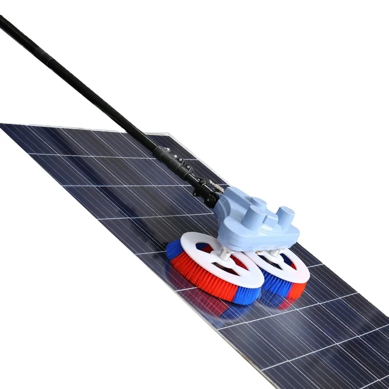Multifit 5.5m Double Head Solar Panel Brush Cleaner for Home or