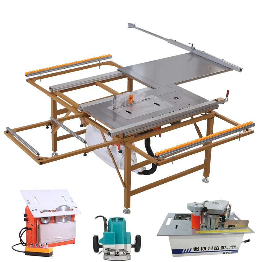 Automatic Wood Cutting Precision Panel With Saw Sliding Table Saw