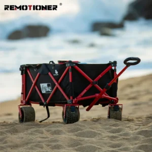 Outdoor Picnic Beach Camping Cart Trolley Foldable Collapsible Folding Utility Cart Wagon