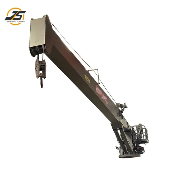 |Fixed Crane for Offshore Lifting Of Goods With Supporting Front And Rear Leg Oil Cylinders