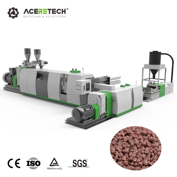 ADS Waste Plastic EPS/PVB Crushed Material Recycling Plastic Granule Making Machine