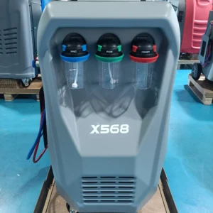 Car R134a AC Machine X568 Car Recovery Full Auto Refrigerant Recycle Recovery Machine Flushing Machine