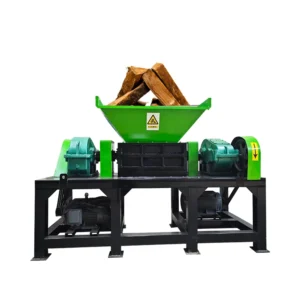 Factory Direct Industrial Scrap Cardboard Metal Plastic Double Shaft Shredder Machine Recycling Wastes