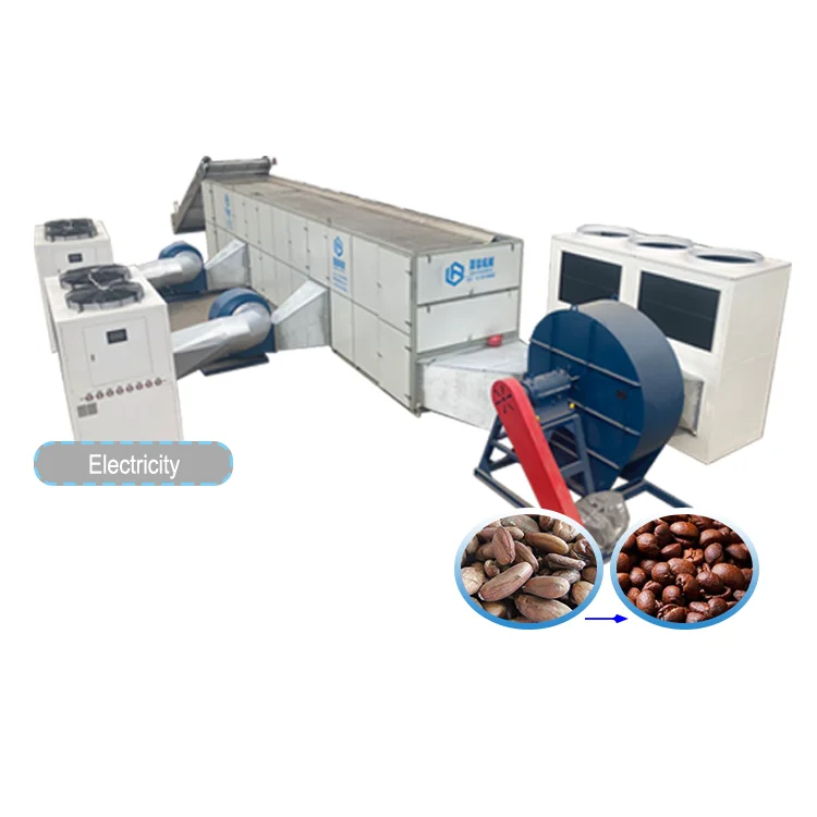 Mesh Belt Continuous Industrial Dryer Cocoa Bean and Coffee Bean Drying Machine Afrimart Online